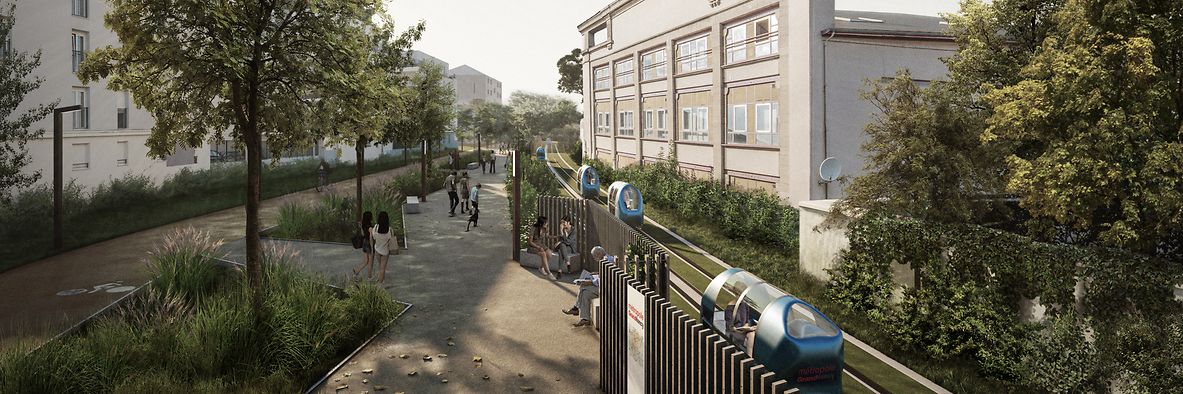 Urbanloop flitzt mit Kapseln in die Zukunft